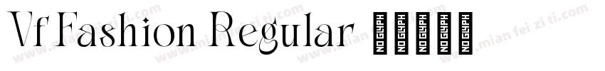 Vf Fashion Regular字体转换